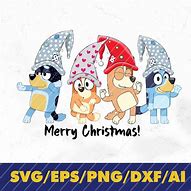 Image result for Bluey Christmas SVG