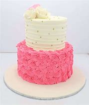 Image result for Little Girl Birthday Cake Pink Flower