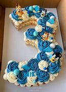 Image result for Cake 30th Blue Design