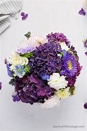 Image result for Purple Hydrangea Bouquet