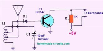 Image result for Transistor Radio Schematic