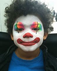 Image result for Sad Clown Face Painting