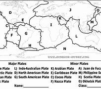 Image result for Minor Tectonic Plates Map