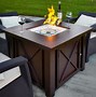 Image result for Long Fire Pit Glass Tables