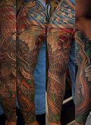 Image result for Eagle and USA Flag Tattoo