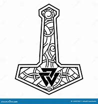 Image result for Nordic Runes Mjolnir