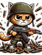 Image result for Cat with Full Metal AK Kit