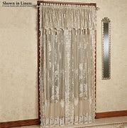 Image result for lace curtains with valance