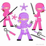 Image result for Female Ninja Clip Art