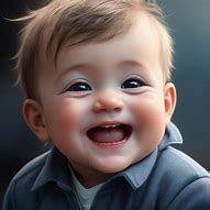 Image result for Baby Front Profile Smiling