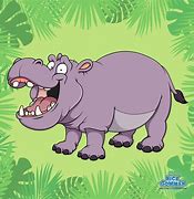 Image result for Cartoon Hippo in Water