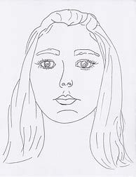 Image result for Simple Self Portrait Drawing