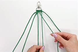 Image result for How to Do a Macrame Keychain