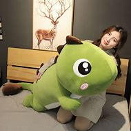 Image result for Dinosaur Plush Pillow