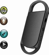 Image result for Black Voice Recorder Keychain