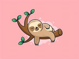 Image result for Cute Cartoon Baby Sloth