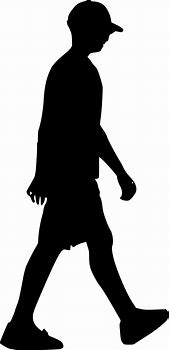 Image result for People Walking Silhouette Png