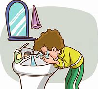 Image result for Wash Your Face Cartoon