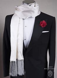 Image result for Tuxedo with Dress Scarf