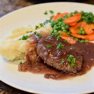 Image result for Salisbury Steak with Gravy