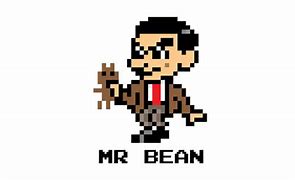 Image result for Mr Bean Pixel Art