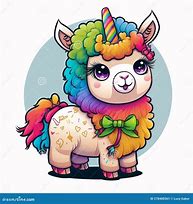 Image result for Rainbow Unicorn Llama