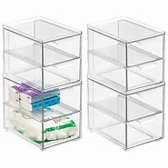 Image result for Stackable Storage Bins with Drawers