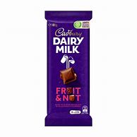 Image result for 80 Grams Fruit and Nut Cadbury