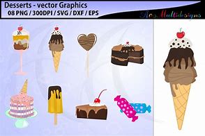 Image result for Desserts SVG