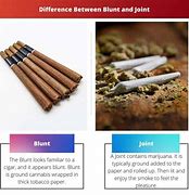 Image result for Difference Between Blunt and Joint