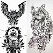 Image result for Amazing Owl Tattoos