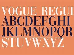 Image result for Vogue Text