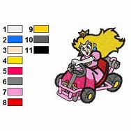 Image result for Princess Peach Halloween Machine Embroidery Design