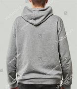 Image result for Grey Hoodie Back View