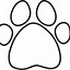 Image result for Dog Paw Print Template