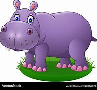 Image result for Vector Illustration Cartoon Hippo