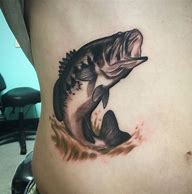 Image result for Bass Fishing Tattoo