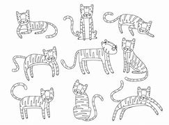 Image result for Cute Tiger Doodle