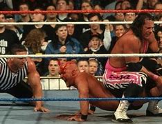 Image result for Steve Austin vs Bret Hart WrestleMania 13