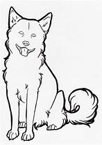 Image result for Dog Line Drawing