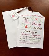 Image result for Tea Party Birthday Invitations