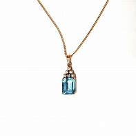 Image result for Aquamarine and Diamond Pendant Necklace