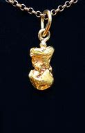 Image result for Gold Nugget Pendant