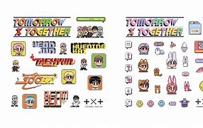 Image result for TXT Blue Hour Stickers