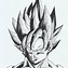 Image result for Goku Face Drawing Base Form