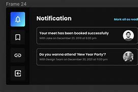 Image result for Notification UI Dekstop Design