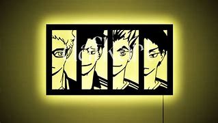 Image result for Anime Light-Up Wall Picture