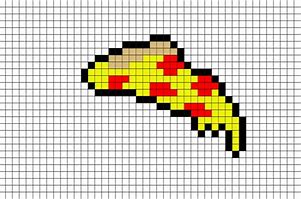 Image result for Food Pixel Art Grid Breakfest