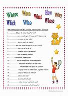 Image result for Questions without Pronouns