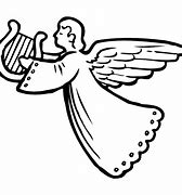 Image result for Angel Clip Art Free Black and White